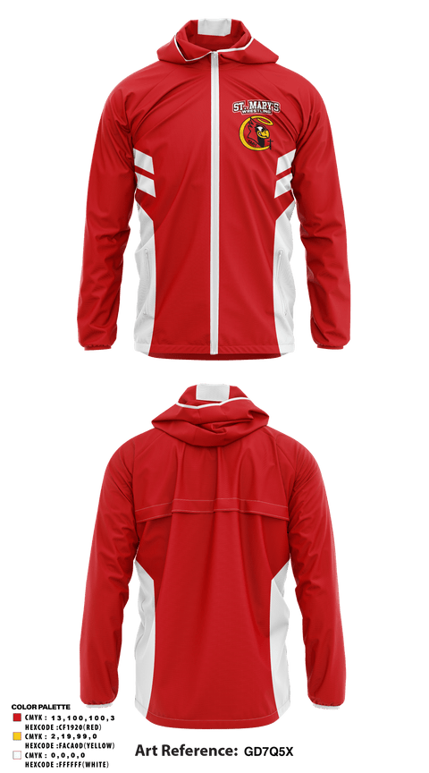 Windbreaker, Saint Mary's High School Wrestling, Wrestling, Teamtime, Team time, sublimation, custom sports apparel, team uniforms, spirit wear, spiritwear, sports uniforms, custom shirts, team store, custom team store, fundraiser sports, apparel fundraiser