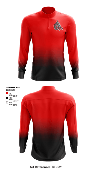 Fairview High School Golf 26620869 Quarter Zip Jacket - 1