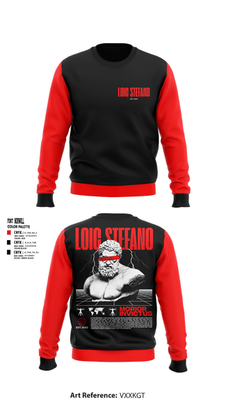 Crew Neck Sweatshirt, Loic StefanoLoic Stefano, , Teamtime, Team time, sublimation, custom sports apparel, team uniforms, spirit wear, spiritwear, sports uniforms, custom shirts, team store, custom team store, fundraiser sports, apparel fundraiser