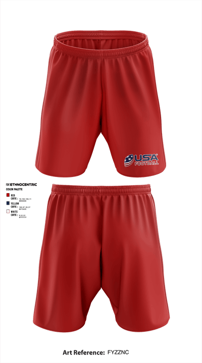 Copperas Chiefs 93621258 Athletic Shorts With Pockets - 2