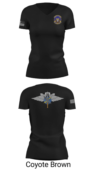 Women's Short Sleeve Vneck Shirt, , Air Force, Teamtime, Team time, sublimation, custom sports apparel, team uniforms, spirit wear, spiritwear, sports uniforms, custom shirts, team store, custom team store, fundraiser sports, apparel fundraiser