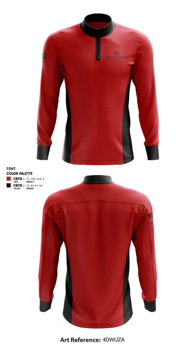 Royal Vision 13618350 Quarter Zip Jacket - 1