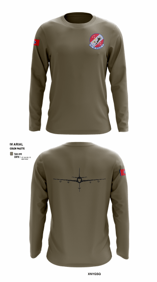 Long Sleeve Performance Shirt, 151st Air Refueling Squadron, Air Force, Teamtime, Team time, sublimation, custom sports apparel, team uniforms, spirit wear, spiritwear, sports uniforms, custom shirts, team store, custom team store, fundraiser sports, apparel fundraiser