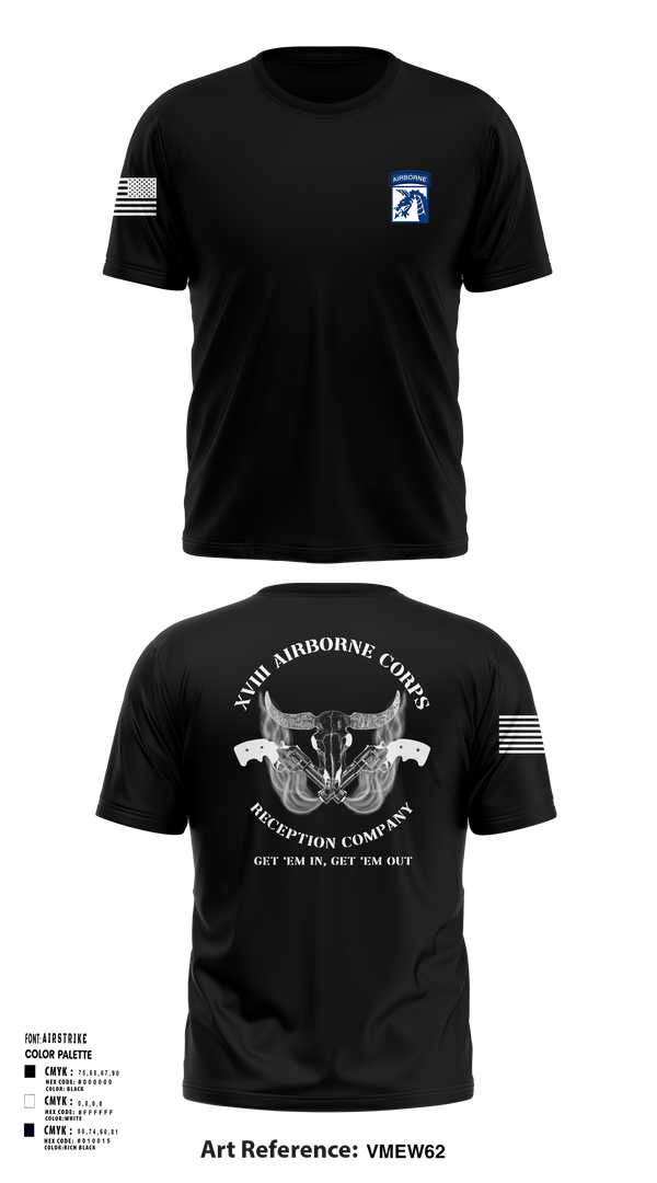 Short Sleeve Performance Shirt, XVIII AIRBORNE CORPS RECEPTION COMPANY, Army, Teamtime, Team time, sublimation, custom sports apparel, team uniforms, spirit wear, spiritwear, sports uniforms, custom shirts, team store, custom team store, fundraiser sports, apparel fundraiser