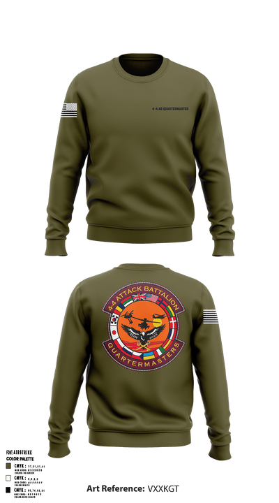 4-4 AB, S4 38359705 Crew Neck Sweatshirt - 50