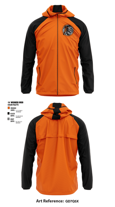 Chesaning Middle School Cheer 10918071 Windbreaker - 1