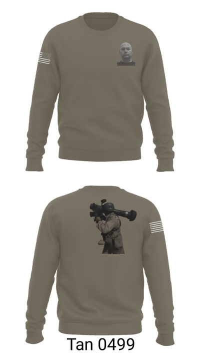 B-Troop 1/11 ACR 72501441 Crew Neck Sweatshirt - 34