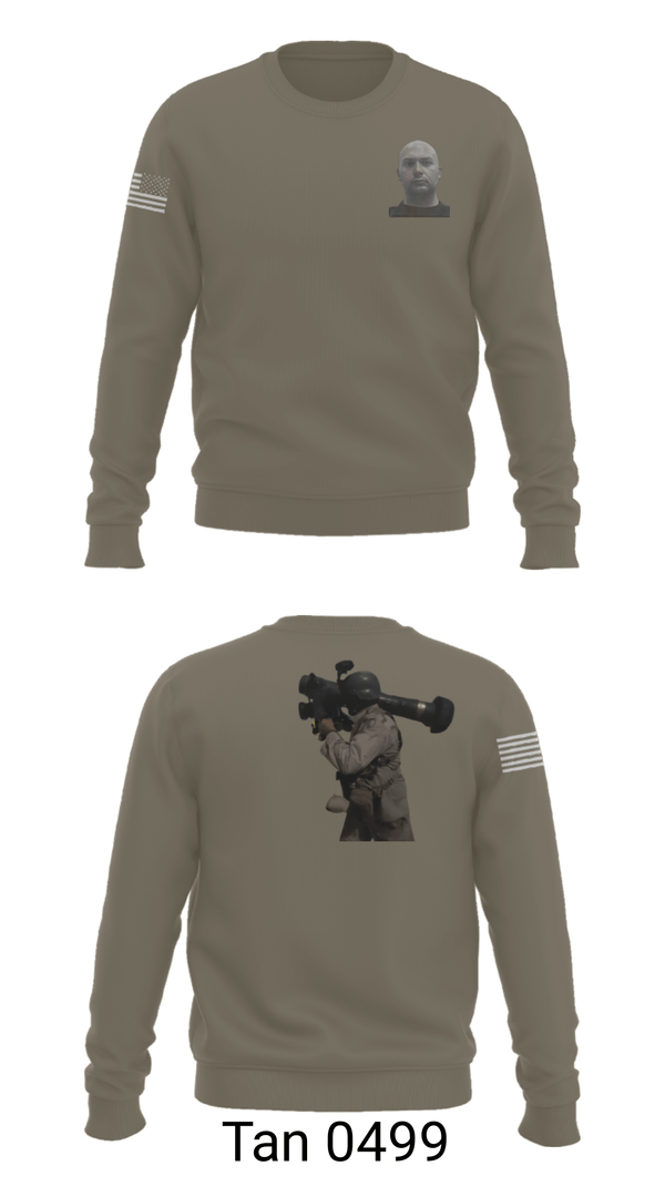 Crew Neck Sweatshirt, , Army, Teamtime, Team time, sublimation, custom sports apparel, team uniforms, spirit wear, spiritwear, sports uniforms, custom shirts, team store, custom team store, fundraiser sports, apparel fundraiser