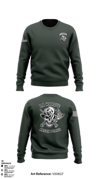 La Marque Arson Police 56104782 Crew Neck Sweatshirt - 9