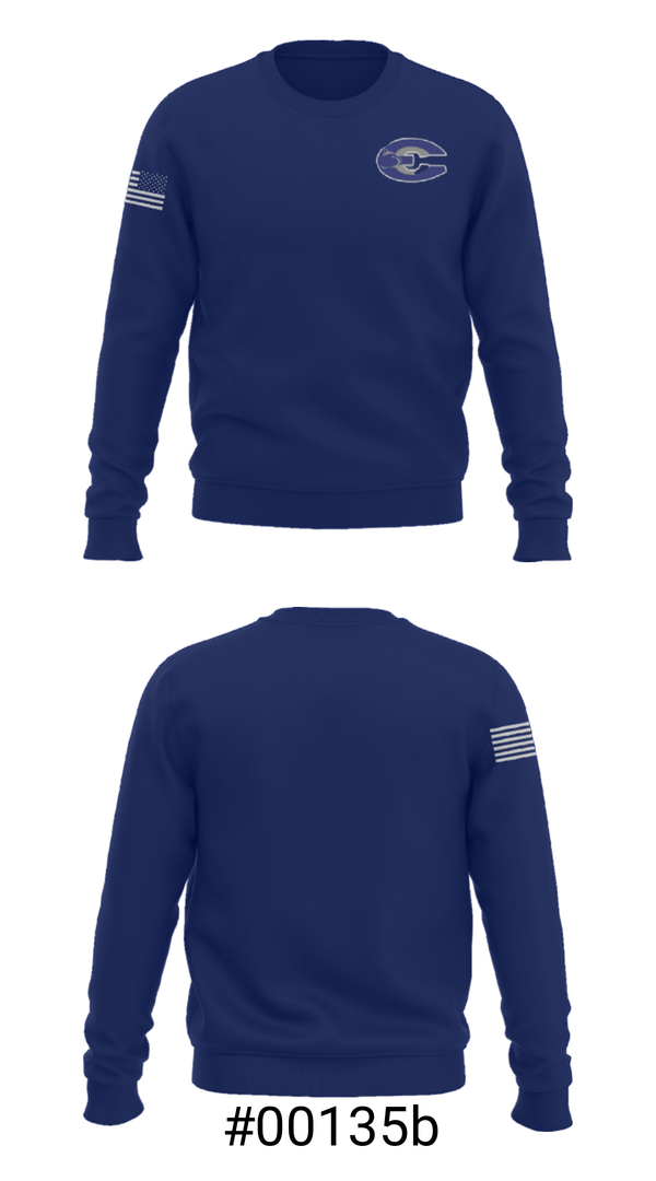 Crew Neck Sweatshirt, Effingham County Middle School, Spirit Store, Teamtime, Team time, sublimation, custom sports apparel, team uniforms, spirit wear, spiritwear, sports uniforms, custom shirts, team store, custom team store, fundraiser sports, apparel fundraiser