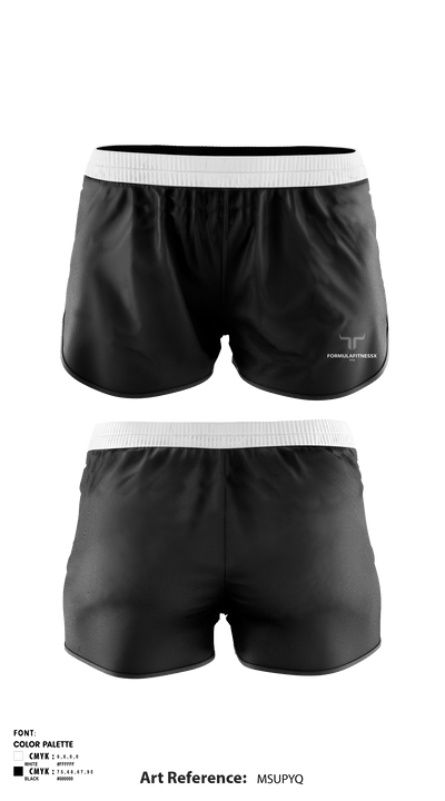 FormulafitnessX 97501083 Women's Shorts - 1