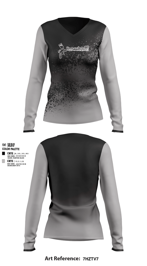 Women's Long Sleeve Vneck Shirt, Franciscolara995, , Teamtime, Team time, sublimation, custom sports apparel, team uniforms, spirit wear, spiritwear, sports uniforms, custom shirts, team store, custom team store, fundraiser sports, apparel fundraiser