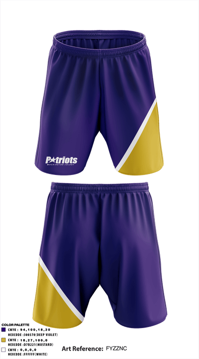Washington Colony Middle School 55921524 Athletic Shorts With Pockets - 2