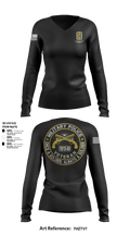 142ND MILITARY POLICE 26058861 Women's Long Sleeve V-neck Shirt - 1