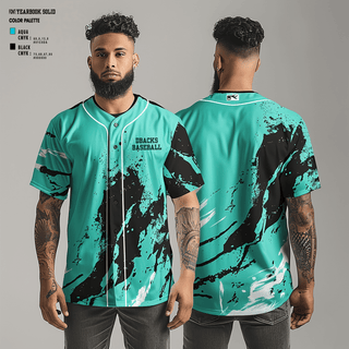 Full Button Baseball Jersey, Dbacks, Baseball, Teamtime, Team time, sublimation, custom sports apparel, team uniforms, spirit wear, spiritwear, sports uniforms, custom shirts, team store, custom team store, fundraiser sports, apparel fundraiser