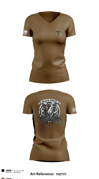 Women's Short Sleeve Vneck Shirt, , Army, Teamtime, Team time, sublimation, custom sports apparel, team uniforms, spirit wear, spiritwear, sports uniforms, custom shirts, team store, custom team store, fundraiser sports, apparel fundraiser