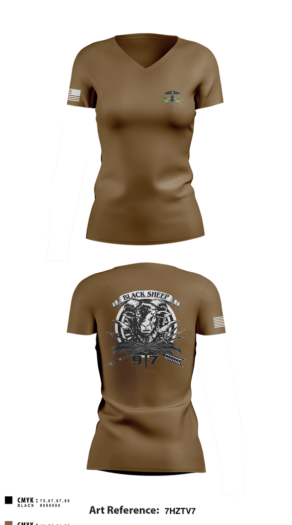 Women's Short Sleeve Vneck Shirt, , Army, Teamtime, Team time, sublimation, custom sports apparel, team uniforms, spirit wear, spiritwear, sports uniforms, custom shirts, team store, custom team store, fundraiser sports, apparel fundraiser