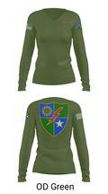 75 Ranger Regiment. 4790927 Women's Long Sleeve V-neck Shirt - 40