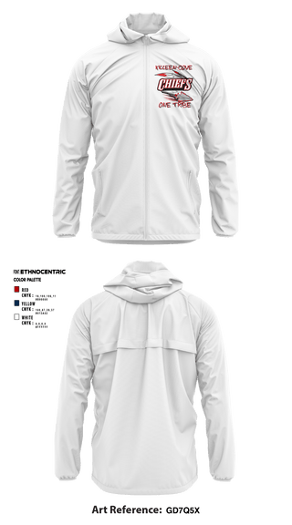 Windbreaker, Copperas Chiefs, Football, Teamtime, Team time, sublimation, custom sports apparel, team uniforms, spirit wear, spiritwear, sports uniforms, custom shirts, team store, custom team store, fundraiser sports, apparel fundraiser