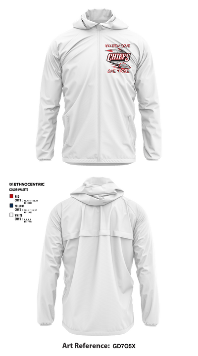 Copperas Chiefs 93621258 Windbreaker - 13