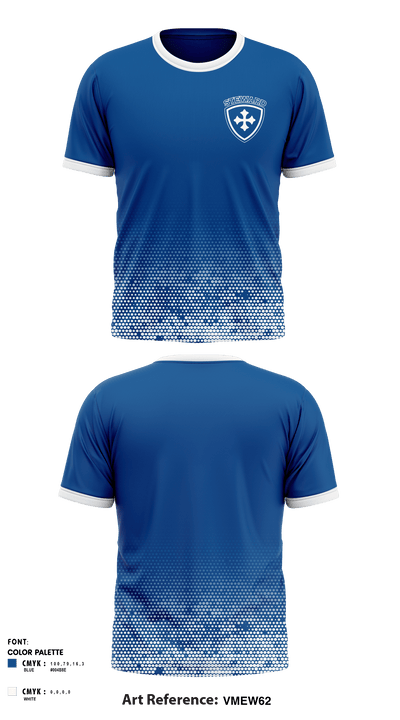The Steward School 80148032 Short Sleeve Performance Shirt - 1