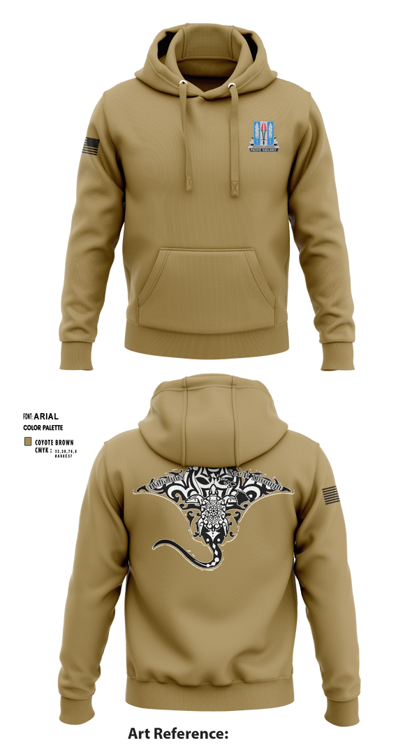 Hoodie, Full FoarceHHD, 205th MI BN, Spirit Store, Teamtime, Team time, sublimation, custom sports apparel, team uniforms, spirit wear, spiritwear, sports uniforms, custom shirts, team store, custom team store, fundraiser sports, apparel fundraiser