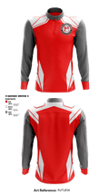 North Senior High School Gymnastics 87380048 Quarter Zip Jacket - 1