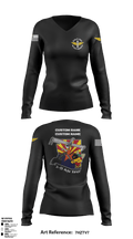 Bravo Company, 2-13th AVN REGT 30598142 Women's Long Sleeve V-neck Shirt - 54