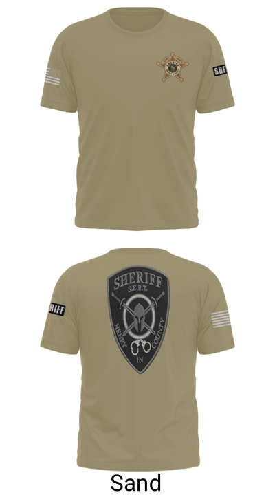 Henry County S.E.R.T. 87395571 Short Sleeve Performance Shirt - 36