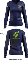 Engine 4 37157060 Women's Long Sleeve V-neck Shirt - 6