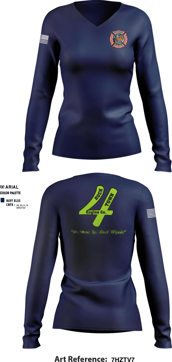 Women's Long Sleeve Vneck Shirt, , Fire Department, Teamtime, Team time, sublimation, custom sports apparel, team uniforms, spirit wear, spiritwear, sports uniforms, custom shirts, team store, custom team store, fundraiser sports, apparel fundraiser