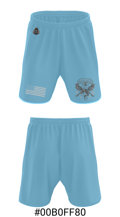 75th RGT 3rd BN Co C Alpha 88655986 Athletic Shorts With Pockets - 16
