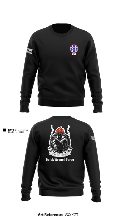 380th Quartermaster Company 2505510 Crew Neck Sweatshirt - 1