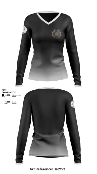 Women's Long Sleeve Vneck Shirt, Calvinist ApparelCalvinist Apparel, , Teamtime, Team time, sublimation, custom sports apparel, team uniforms, spirit wear, spiritwear, sports uniforms, custom shirts, team store, custom team store, fundraiser sports, apparel fundraiser