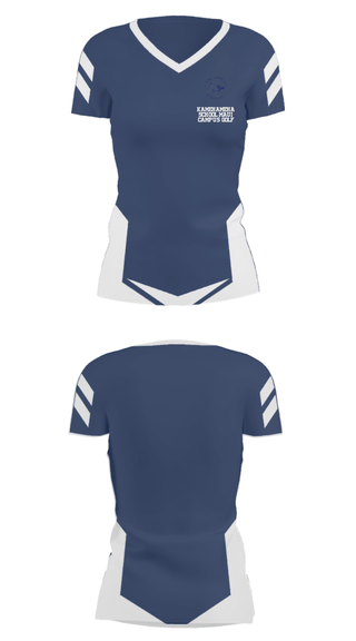 Women's Short Sleeve Vneck Shirt, Kamehameha School-Maui Campus Golf, Golf, Teamtime, Team time, sublimation, custom sports apparel, team uniforms, spirit wear, spiritwear, sports uniforms, custom shirts, team store, custom team store, fundraiser sports, apparel fundraiser