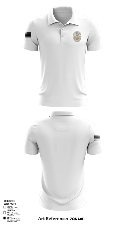 Jacksboro Police Department 19640406 Short Sleeve Performance Polo - 22