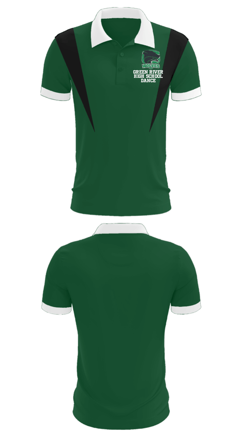 Short Sleeve Performance Polo, Green River High School Dance, Spirit Store, Teamtime, Team time, sublimation, custom sports apparel, team uniforms, spirit wear, spiritwear, sports uniforms, custom shirts, team store, custom team store, fundraiser sports, apparel fundraiser