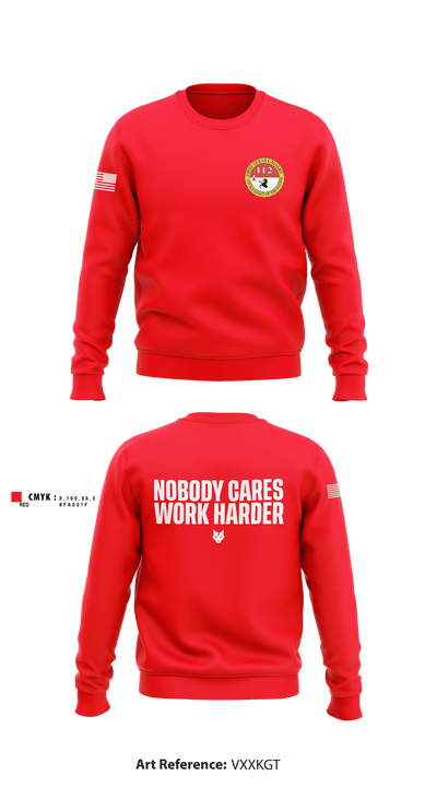 HHT  1-112TH CAV RGMT 85505859 Crew Neck Sweatshirt - 1