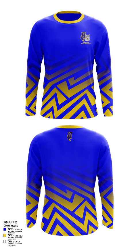 Long Sleeve Performance Shirt, Baboquivari High School Basketball, Men's Basketball, Teamtime, Team time, sublimation, custom sports apparel, team uniforms, spirit wear, spiritwear, sports uniforms, custom shirts, team store, custom team store, fundraiser sports, apparel fundraiser