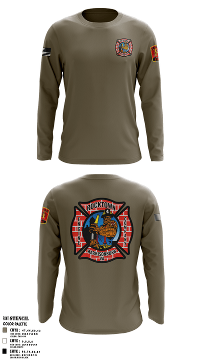 Engine Company 4 55189578 Long Sleeve Performance Shirt - 1