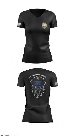Women's Short Sleeve Vneck Shirt, PMO, Marines, Teamtime, Team time, sublimation, custom sports apparel, team uniforms, spirit wear, spiritwear, sports uniforms, custom shirts, team store, custom team store, fundraiser sports, apparel fundraiser