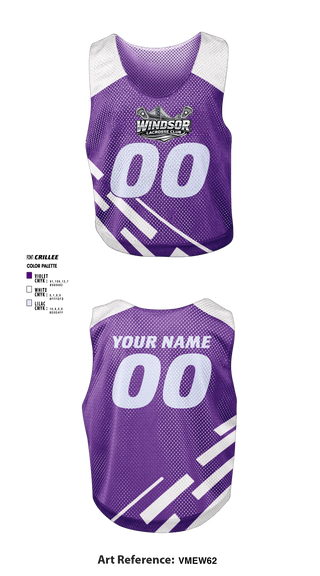 Windsor senior's 28056599 Mens Lacrosse Pinnie - 2