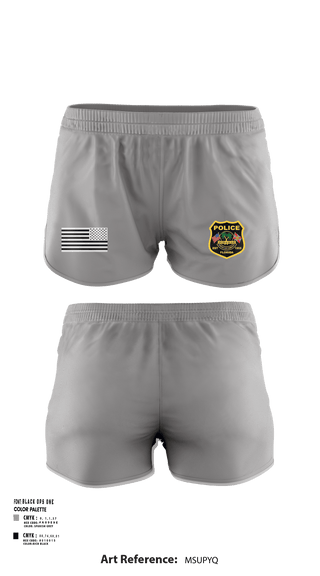 Women's Shorts, , Police, Teamtime, Team time, sublimation, custom sports apparel, team uniforms, spirit wear, spiritwear, sports uniforms, custom shirts, team store, custom team store, fundraiser sports, apparel fundraiser