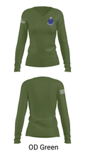 1-180th Cav 42741060 Women's Long Sleeve V-neck Shirt - 40