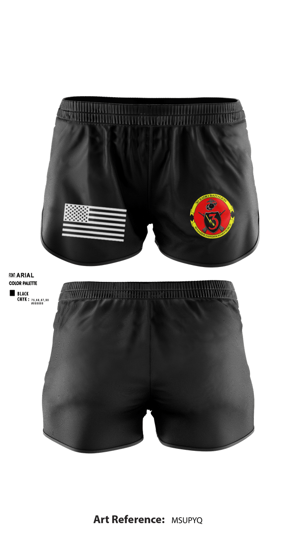 Ranger Panties, 3rd Radio Battalion, Marines, Teamtime, Team time, sublimation, custom sports apparel, team uniforms, spirit wear, spiritwear, sports uniforms, custom shirts, team store, custom team store, fundraiser sports, apparel fundraiser