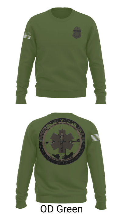 Border Patrol 70763119 Crew Neck Sweatshirt - 10