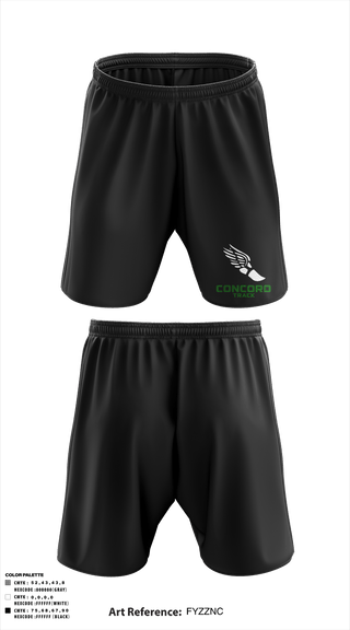 Athletic Shorts With Pockets, Concord High School Track, Cross Country, Teamtime, Team time, sublimation, custom sports apparel, team uniforms, spirit wear, spiritwear, sports uniforms, custom shirts, team store, custom team store, fundraiser sports, apparel fundraiser