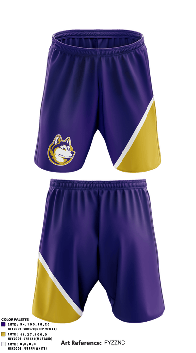 Washington Colony Middle School 55921524 Athletic Shorts With Pockets - 1
