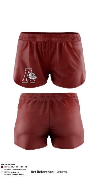 Track Shorts, Anniston High School, Spirit Store, Teamtime, Team time, sublimation, custom sports apparel, team uniforms, spirit wear, spiritwear, sports uniforms, custom shirts, team store, custom team store, fundraiser sports, apparel fundraiser