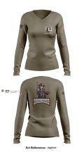 541st Outlaws: Gunslingers 51318466 Women's Long Sleeve V-neck Shirt - 8